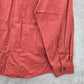 Banana Republic Red Stretch Button Down Long Sleeve Mens Cotton Dress Shirt L