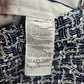 Banana Republic Navy Blue Avery Link Pattern Dress Executive Office Pants 8P