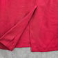 Red Midi Pull On Elastic Split Executive Suit Skirt Plus 14W