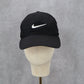 Nike Black Dri Fit Legacy91 Adjustable Athletic Logo Sport Golf Baseball Cap Hat