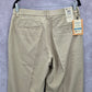 Haggar Tan Performance Microfiber Slacks Dress Pants Plain Straight Fit 32Wx30L