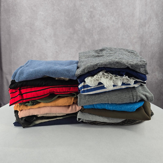 22 Womens Tops Sweaters Tanks Random Mixed Lot Bundle of 22 M Medium