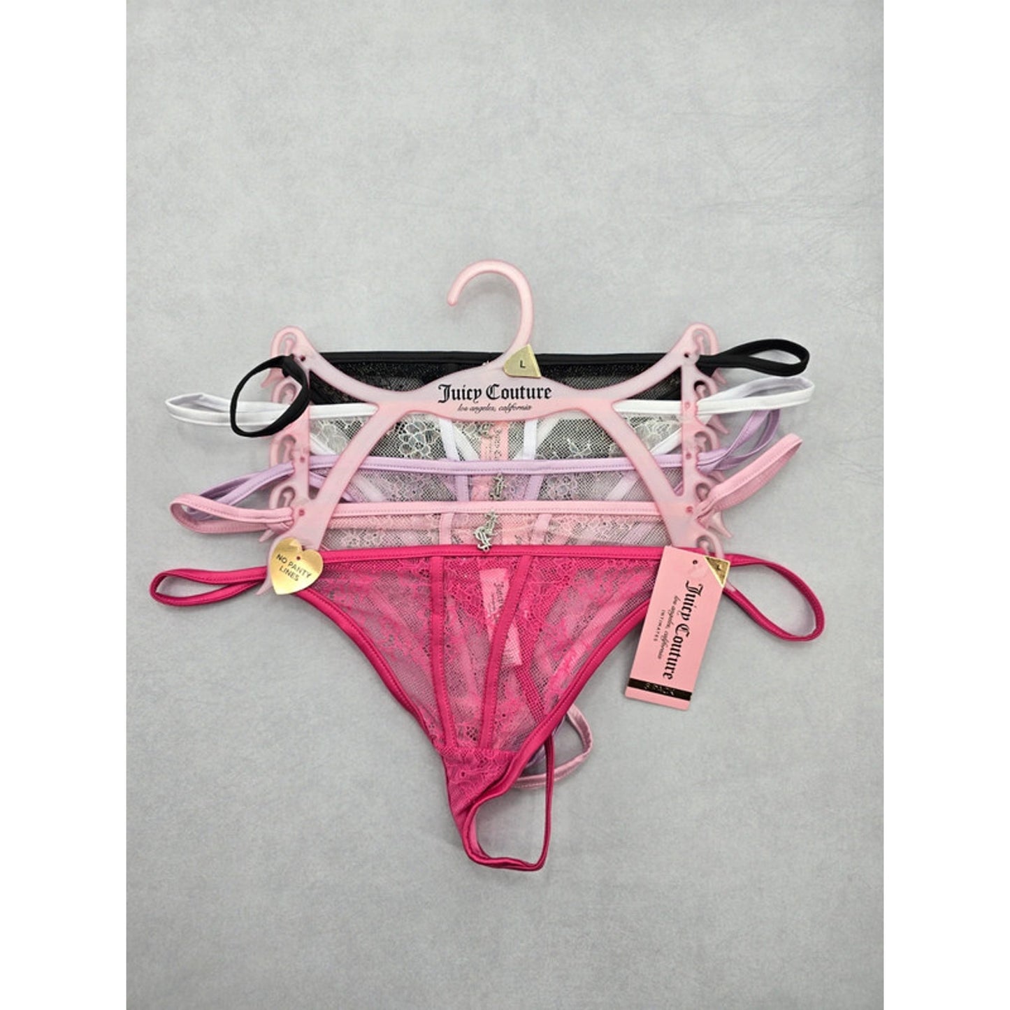 Juicy Couture Lace Pack of 5 Panties Size Large