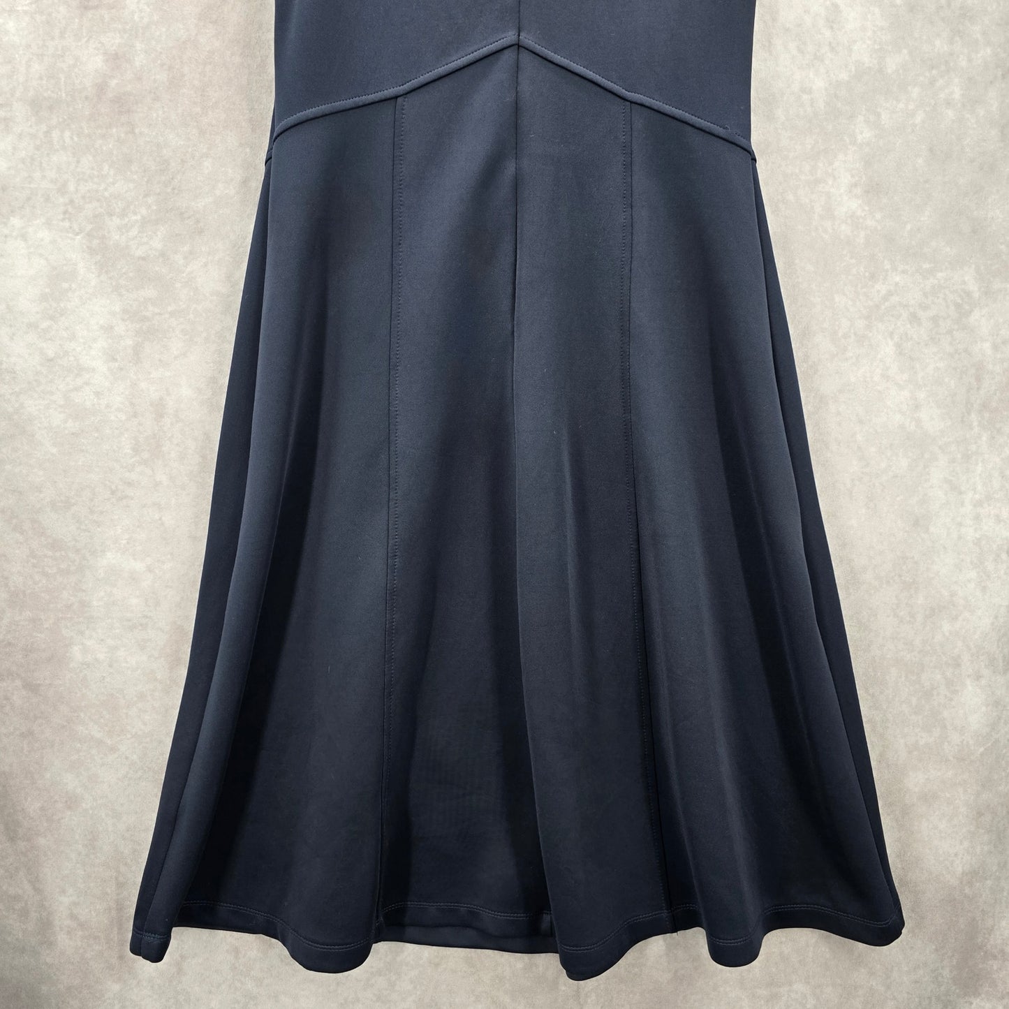Ryan Michelle Blue Sleeveless Fit Flare Formal Cocktail Dress Large