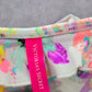 Victoria Secret White Floral Ruffle String Tie Bikini Bottom Swimwear Large