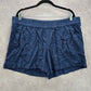 Sonoma Blue Pullon Beach Bermuda Relaxed Casual Pants Shorts XL Extra Large