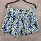 Skyo Blue White Floral Mini Board Pants Shorts Bottom Swimwear 7