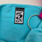 3GN Pink Blue One Piece Cutout Bathing Suit Silver Circle Swimwear Medium