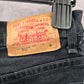 027. Levi's Classic Slim Stretch Tapered Leg Black Denim Pants 513 Jeans 8M