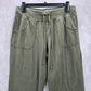 Athletic Works Green Trousers Crop Active Capri Jogger Bottoms Pants M Medium