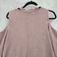 Andree by Unit Purple Long Sleeve Cold Shoulder Collar Sweater Cardigan Medium