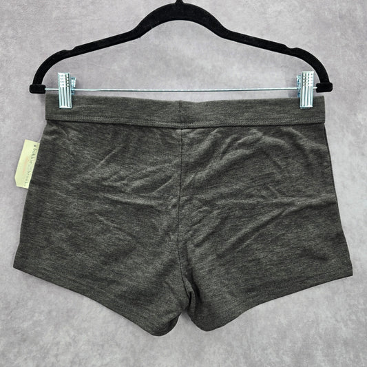 Bobbie Brooks Gray Sleepwear Queen Stretch Comfy Pink Shorts S Small