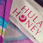 Hula Honey Purple Print Crisscross Padded Swimwear Tankini Tank Top Medium M