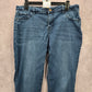 031. D. Jeans Blue Straight Skinny Denim Pants Jeans 14