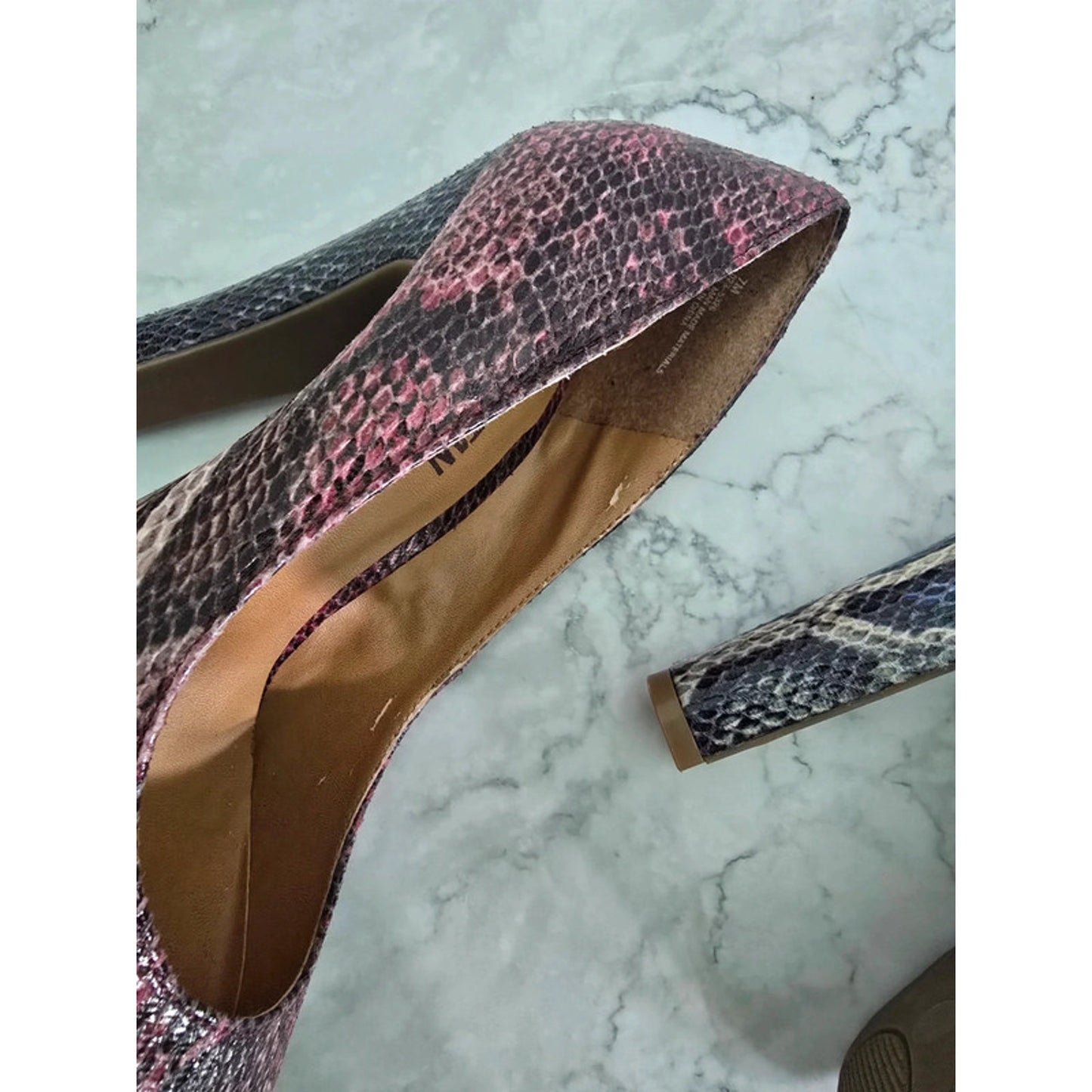Cosmopolitan Animal Print Platform High Heel Shoes 7M