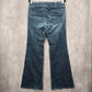 Gap Limited Edition Blue Denim Flare Wide Jeans Y2K Retro Pants Bottoms 6
