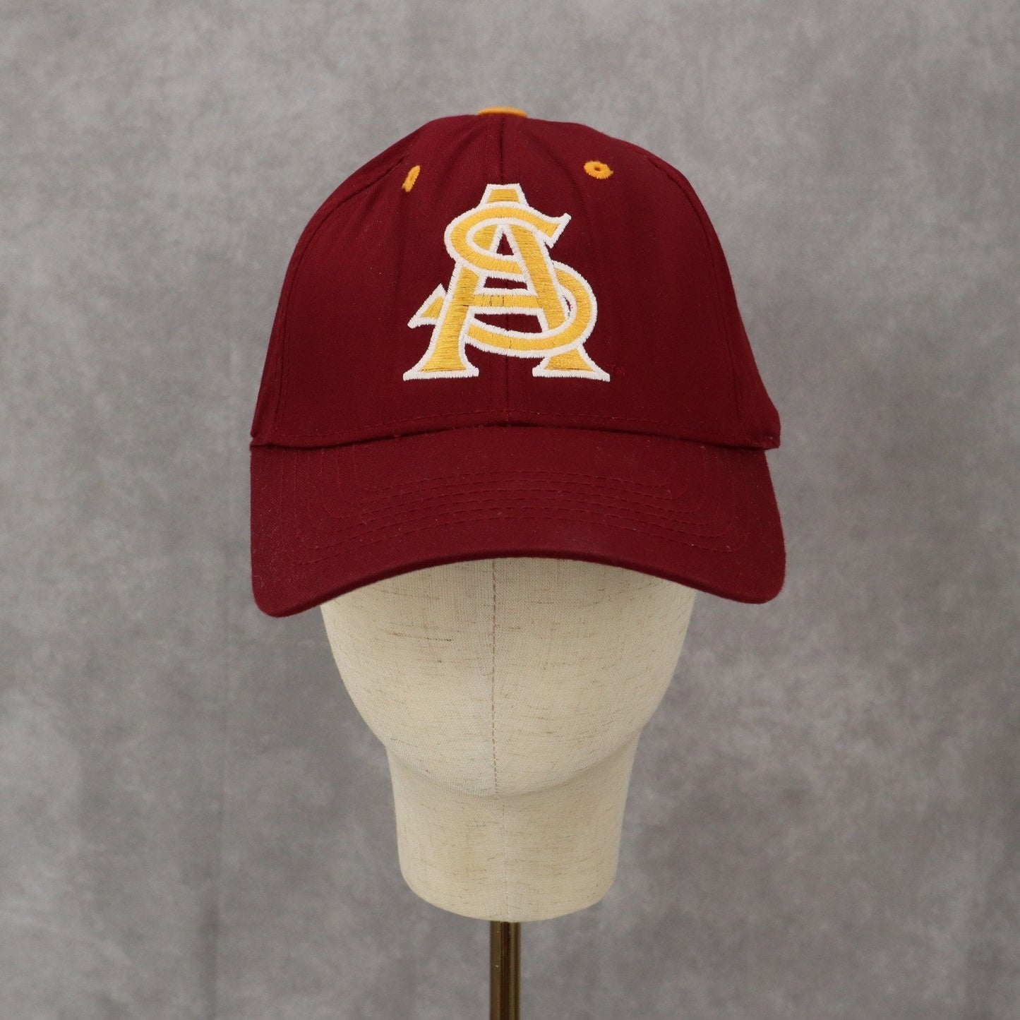 Captivating Headgear Arizona State Red Sun Devils Cloth Strap Baseball Cap Hat