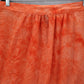 The Goddess Collection Orange Sheer Knee Length Pull On Flirty Bow Skirt Plus 1X