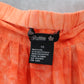 The Goddess Collection Orange Sheer Knee Length Pull On Flirty Bow Skirt Plus 1X