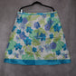 Van Heusen Blue Floral Knee Length Cotton Whimsy Costal Beach Skirt Plus 18 NWT