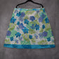 Van Heusen Blue Floral Knee Length Cotton Whimsy Costal Beach Skirt Plus 18 NWT