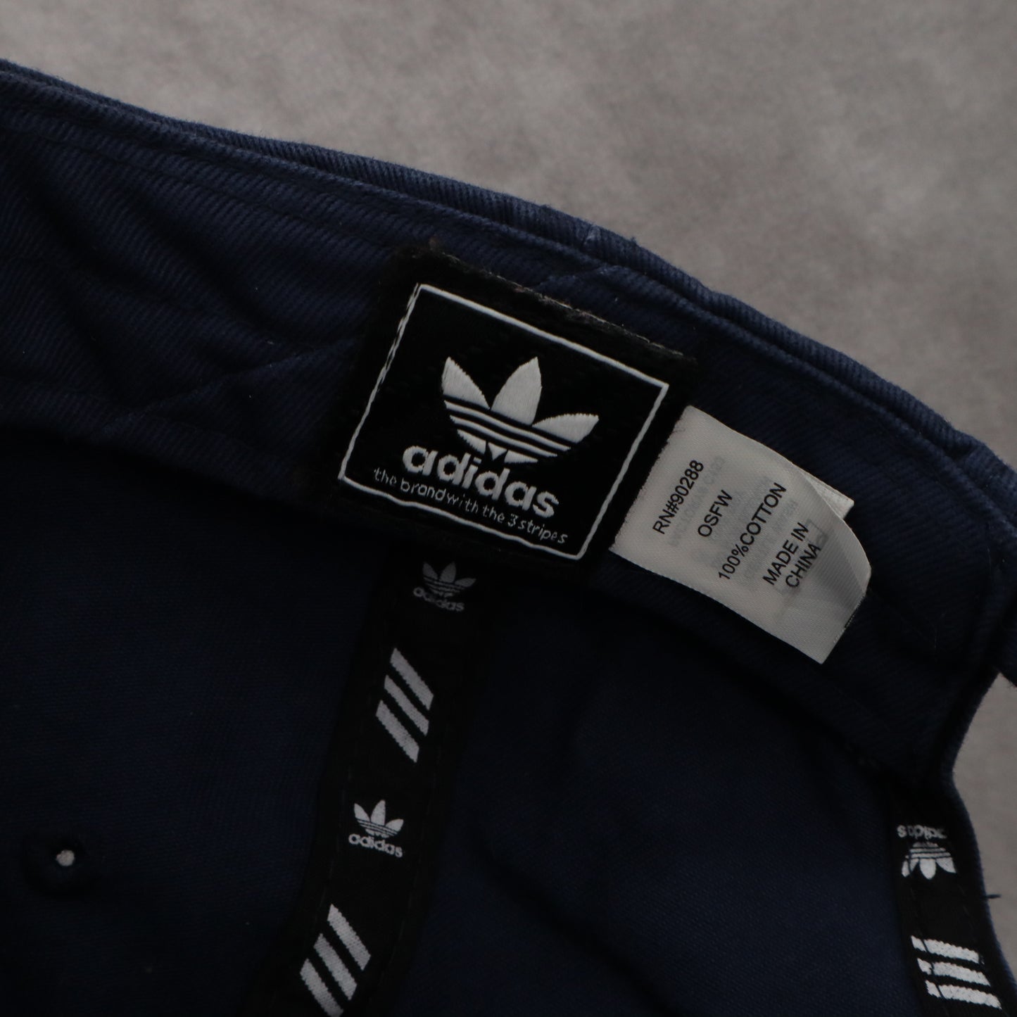 Adidas Blue Athletic Sports Golf Cloth Strap Buckle Cotton Baseball Cap Hat OSFM