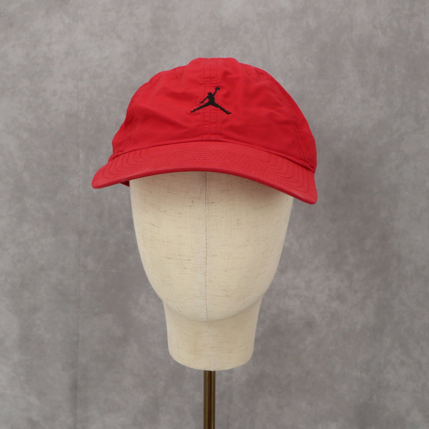 Jordan Red Jump Man Logo Sports Cloth Strap Buckle Baseball Cap Hat OSFM