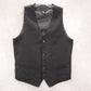 H&M Black 6 Button Welt Buckle Pocket Slim Waistcoat Formal Suit Vest 38R Small