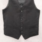 H&M Black 6 Button Welt Buckle Pocket Slim Waistcoat Formal Suit Vest 38R Small