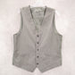 Marchatti Gray 5 Button Point Slim Waistcoat Tuxedo Suit Vest Medium 38 Short