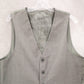 Marchatti Gray 5 Button Point Slim Waistcoat Tuxedo Suit Vest Medium 38 Short