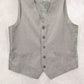Marchatti Gray 5 Button Point Slim Waistcoat Tuxedo Suit Vest Medium 38 Short