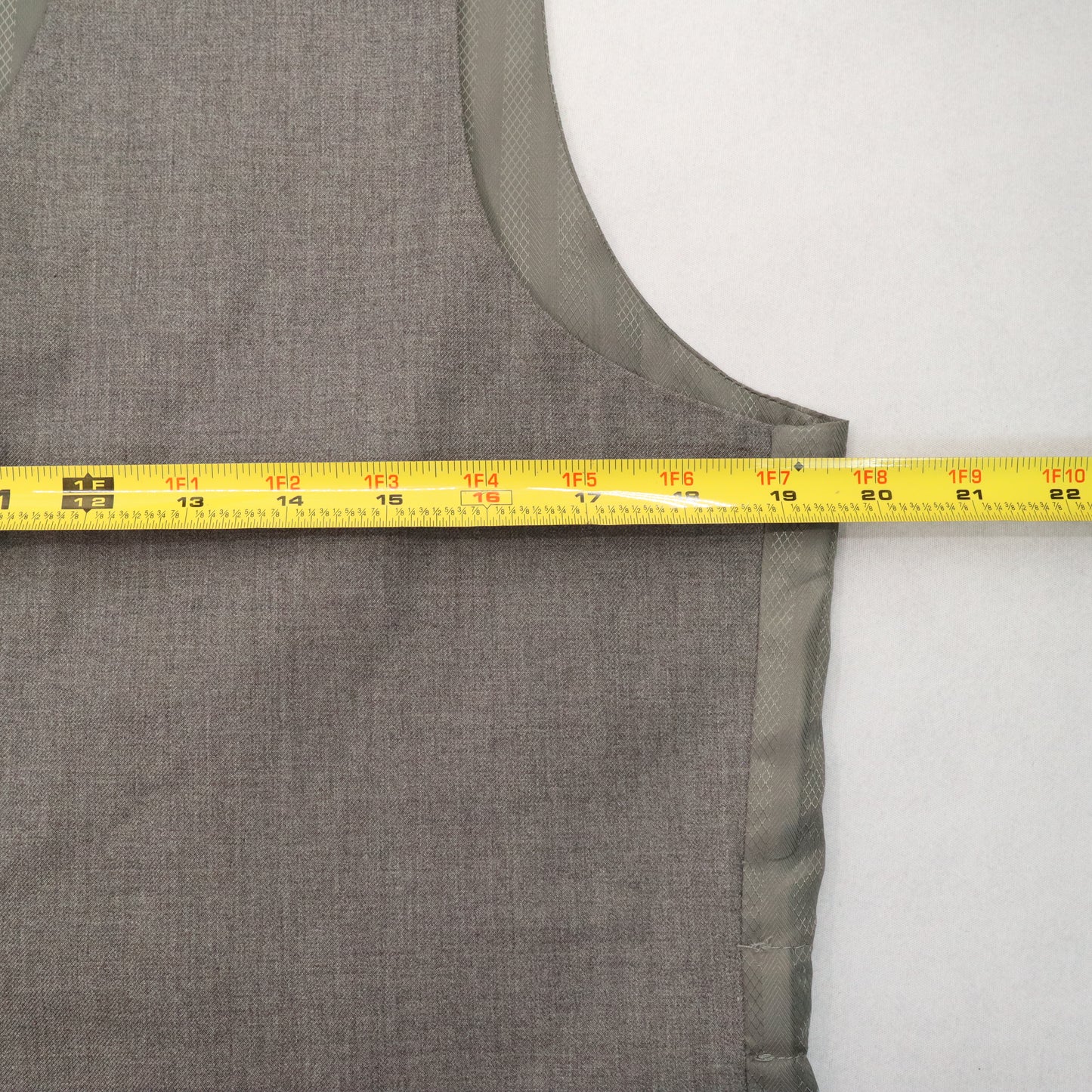 Marchatti Gray 5 Button Point Slim Waistcoat Tuxedo Suit Vest Medium 38 Short