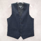 Pronto Uomo Platinum Blue 5 Button Point Bottom Waistcoat Tuxedo Suit Vest Wool 38R Small