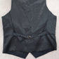 Pronto Uomo Platinum Blue 5 Button Point Bottom Waistcoat Tuxedo Suit Vest Wool 38R Small
