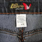 Boayo Blue Skinny Pants Denim Bottoms Butterfly Embroidered Jeans Size 9/10