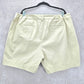 Talbots Tan Cotton Button Summer Nautical Preppy Shorts Bottoms Pants Plus 20W