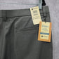 Haggar Graphite Gray Melange Performance Pants Bottoms Straight Fit 34Wx30L