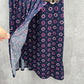 Michael Kors Purple Wrap Floral Sleeveless Knee Length Buckle Dress Medium