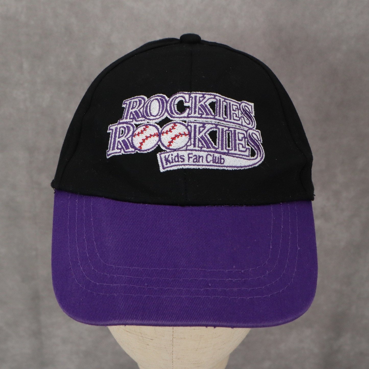 Toyota Rockies Rookies Kids Fan Club Black Snap Back Purple Baseball Cap Hat