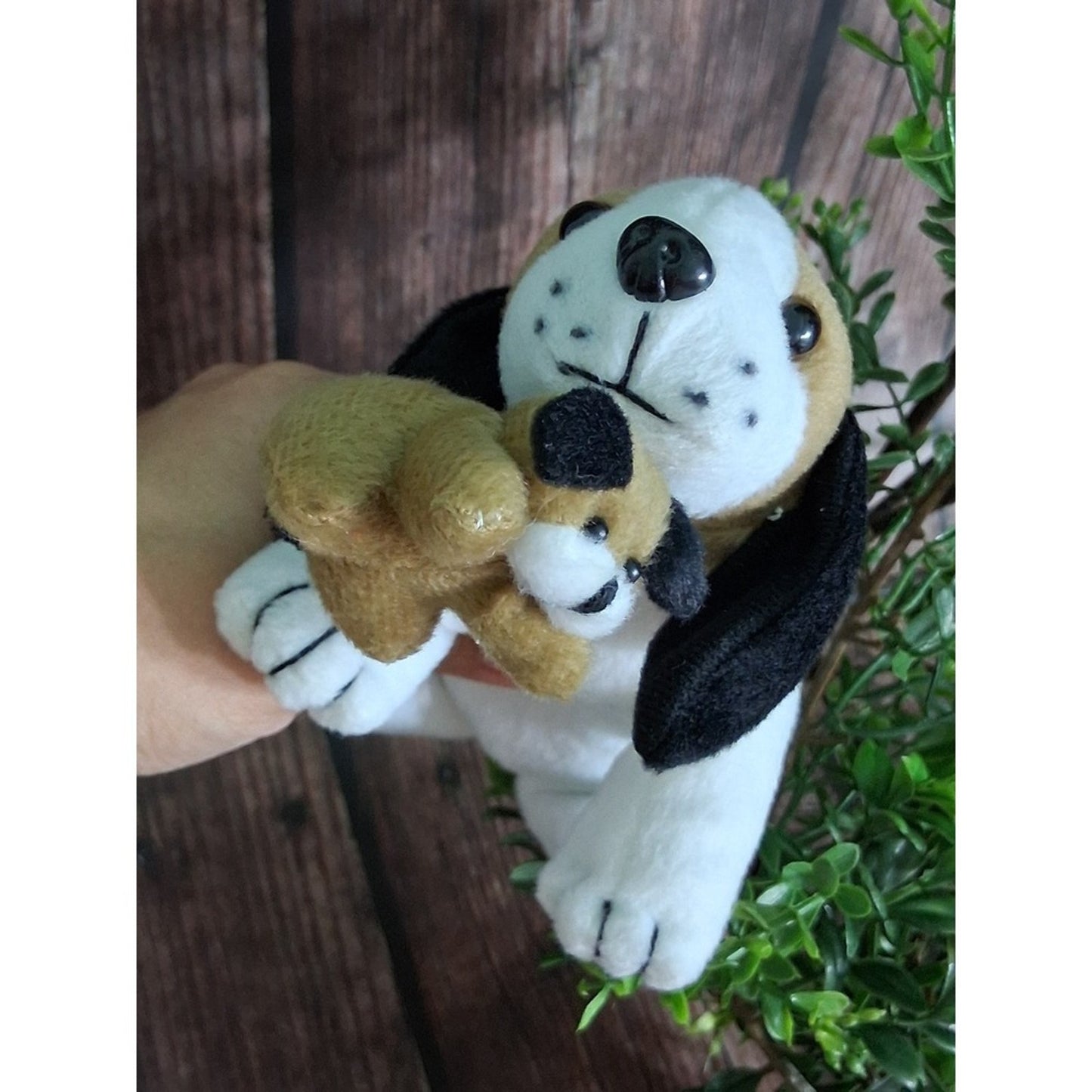 Mother with Baby Puppy Plush Stuffed Toy