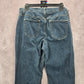 015. Merona Blue Bootcut Straight Denim Pants Jeans 14R