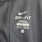 Nike Black Cropped Capri Pull On Athletic Running Jogger Pants Extra Small XS