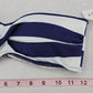 Mossimo Blue Stripe Bandeau Padded Sports Beach Bikini Bralette Swim Top S Small