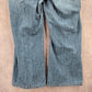056. Venezia Bootcut Blue Stretch Straight Denim Wide Leg Pants Jeans 6