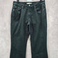 051. Levi's 515 Black Boot Cut Flare Denim Pants Jeans 4 Medium