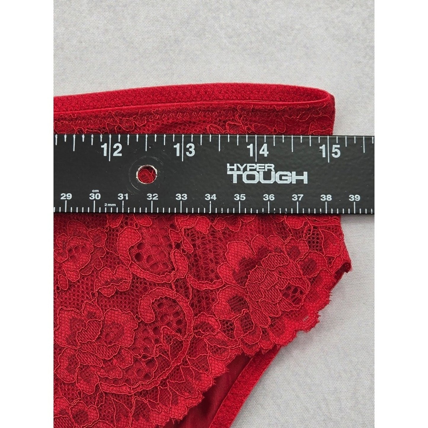 Lace Red Panty Lace Dainty Whimsy Sexy Goth Fairy Coquette Bridal Large 44/46