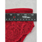 Lace Red Panty Lace Dainty Whimsy Sexy Goth Fairy Coquette Bridal Large 44/46
