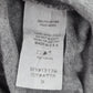Peppermint Gray Ruched Flare Wide Long Sleeve Y2K Cropped Top Small
