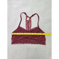 Burgundy Red Rust Lace Floral Dainty Whimsy Romantic Boudoir Bralette Small